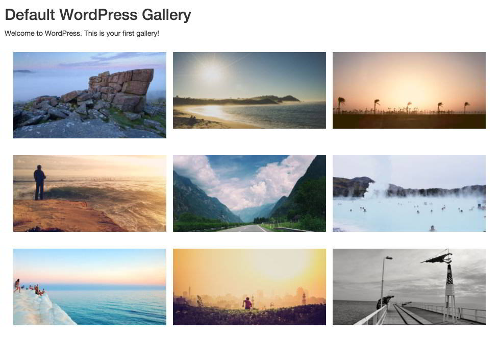 How to Use WordPress Image Galleries