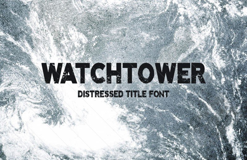 Distressed-Title-Font
