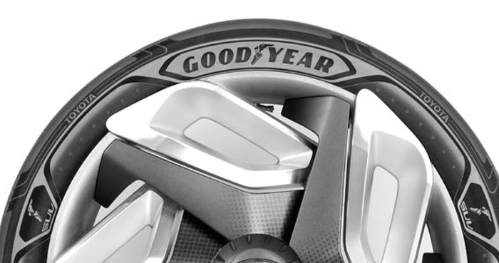Goodyear – Electricity-producing and shape-shifting concept tires
