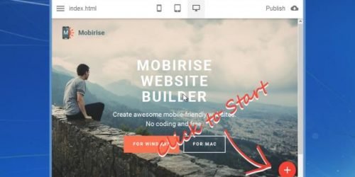 Mobirise: Drop-Dead Easy Mobile Friendly Website Builder
