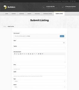 submit listing