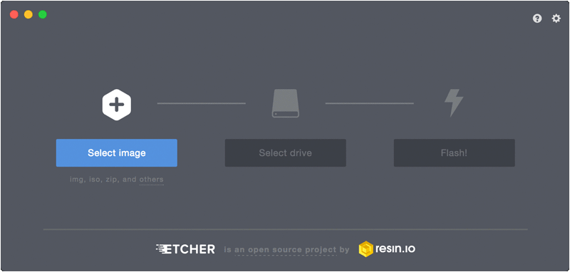 Etcher by resin.io