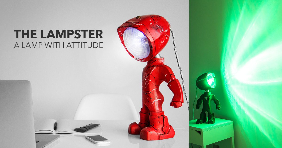 The Lampster – A Lamp with Attitude