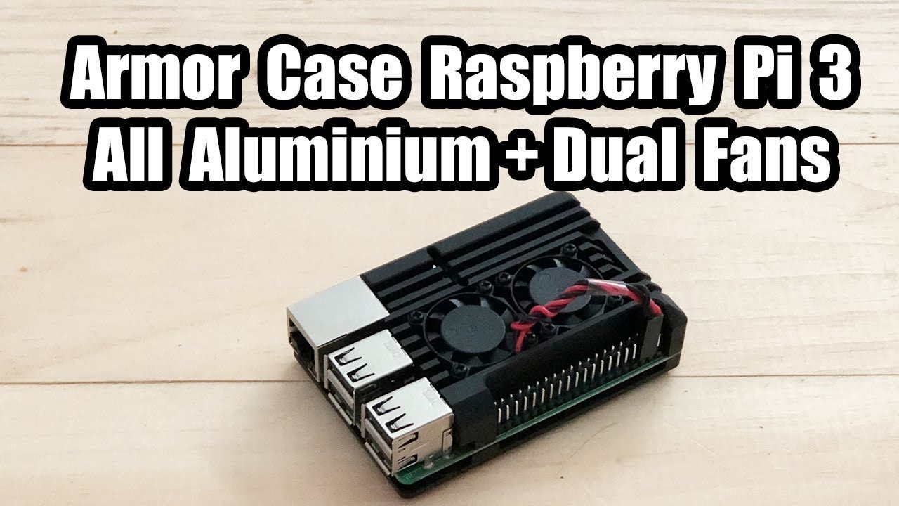 iUniker Raspberry Pi 3 Armor Heatsink Case