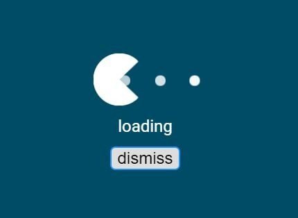 loading animation with css