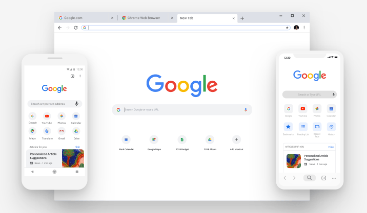 Google Chrome New Look